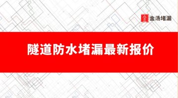 隧道防水堵漏最新報價（隧道堵漏多少錢）