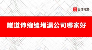 隧道伸縮縫堵漏公司哪家好